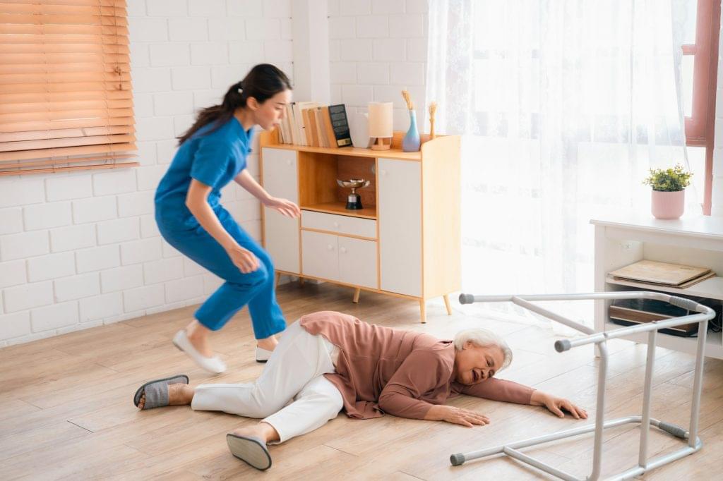 Senior Safety: Asian Elderly Receive Comprehensive Insurance Coverage for Health, Falls Emergencies